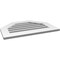 Ekena Millwork Octagonal Top Surface Mount PVC Gable Vent: Functional, w/ 3-1/2"W x 1"P Standard Frame, 28"W x 20"H GVPOT28X2001SF - alternate 5